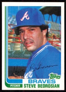 1982 Topps Traded Steve Bedrosian Atlanta Braves #4T