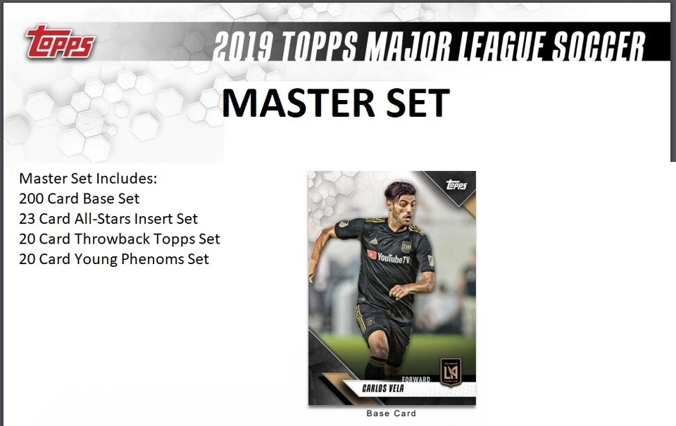 2019 Topps MLS Soccer Master Set (263 Cards) Base & 3 Insert Sets - Image 1 of 1