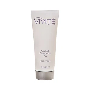 Oily Skin Face Acne Treatment VIVITE Glycare Perfection Gel 2.5 fl oz 75 ml - Picture 1 of 3