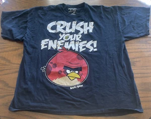 Angry Birds Crush Your Enemies T-Shirt Size 2XL Upcycled - Picture 1 of 4