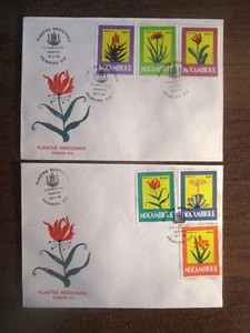Mozambique 1985 plantas medicinales cubiertas FDC - Imagen 1 de 1