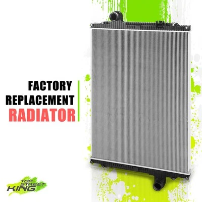 Radiador de refrigeración de núcleo de aluminio completo de 2 filas para Kenworth T660 Peterbilt 320 08-15 Foto 1 de 4