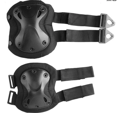 Juego de almohadillas protectoras de rodilla y codo de combate táctico Scout Hawk Foto 1 de 4