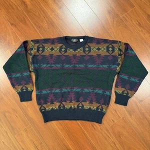 Suéter Italiano Co Hombres Vintage Años 90 Suéter Tejido Talla Grande Acrílico/Lana - Imagen 1 de 9