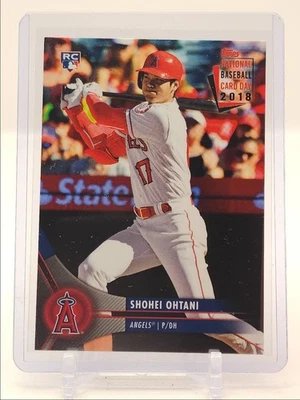SHOHEI OHTANI 2018 TOPPS NATIONAL BASEBALL CARD DAY ROOKIE #8 RC Q5775 - Image 1 of 2
