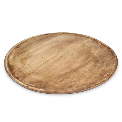 Mango Holz Servier Teller rund - 37 cm - Kerzen Tisch Deko Geschenk Tablett - Bild 1 von 4