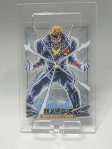 2024 Marvel Masterpieces 92 Platinum - Havok #35 Clear Cut - Bild 1 von 2