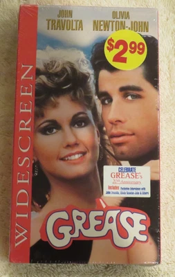 Grease-VHS-1998-20th Anniversary-Widescreen Edition~NEW w/Watermarks Security Ta - Image 1 of 4