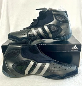 Rare Adidas Adistar Beijing Wrestling Shoes 2008 G00135 Black Size US 12.5 - Foto 1 di 17