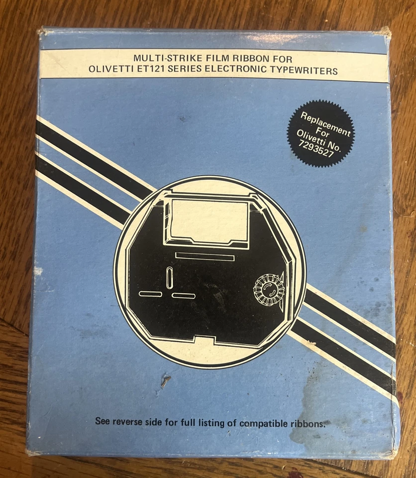 Correctable Black Typewriter Ribbons for Olivetti ET 121 201 221 231