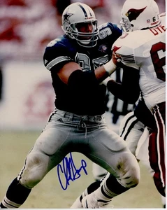 CHAD HENNINGS #95 DALLAS COWBOYS SIGNED AUTO 8" X 10" PHOTO NO COA - Picture 1 of 2