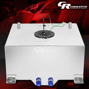 20 GALLON LIGHTWEIGHT POLISHED ALUMINUM GAS FUEL CELL TANK+LEVEL SENDER+FOAM - Bild 1 von 7