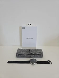 Withings ScanWatch – 38 mm – Schwarz / Silber – Ohne Zubehör – Defekt #1878 - Zdjęcie 1 z 7