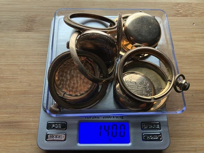 Карманные часы чехол металлолом или использовать золото заполненное 140 граммов - Изображение 1 из 4