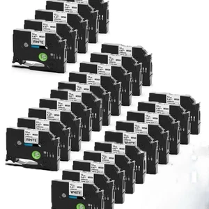 25Pk TZ-231 TZe-231 PT-D210 Label Maker Tape 12mm Compatible for Brother P-Touch - Picture 1 of 12