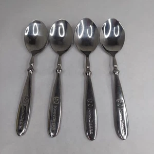 Set Of 4 GIBSON JOHN DEERE Stainless Steel 7-5/8" Oval Large  "Tablespoon" Spoon - Picture 1 of 6
