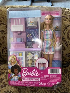 Mattel's Barbies You Can Do Anything Eisdiele Spielset 12 Zoll Puppe ab 4+ Jahren - Bild 1 von 13