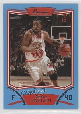 2008-09 Bowman Draft Picks & Stars Blue /499 Udonis Haslem #56 - Image 1 of 2