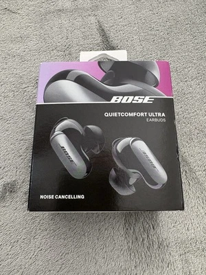 Auriculares internos inalámbricos Bose QuietComfort Ultra con cancelación de ruido negros nuevos Foto 1 de 4