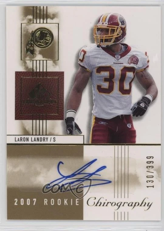 2007 SP Chirography Rookie Chirography /399 LaRon Landry #114 Rookie Auto RC - Image 1 of 2