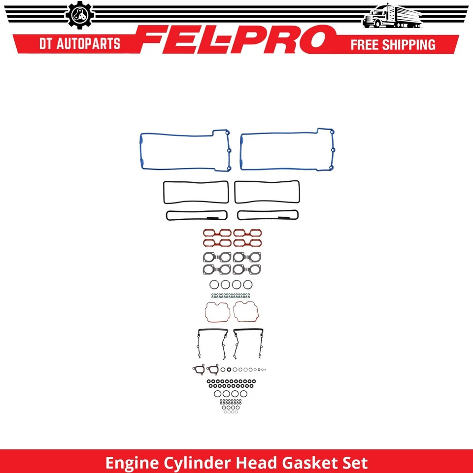 Комплект прокладок головки блока цилиндров двигателя V8 для BMW 840Ci 4,4 л 1996-1997 годов выпуска Fel-Pro - Изображение 1 из 1