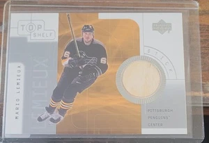 2001-02 Upper Deck Top Shelf - Game-Used Sticks Mario Lemieux #S-ML (MEM) - Picture 1 of 2