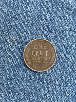 1937 Error Unmarked Wheat Penny Ultra Rare - Image 1 of 2