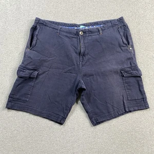 Tommy Bahama Shorts Mens 40 Cargo Soft Cotton Blue 9” Inseam Casual Outdoor * - Picture 1 of 16