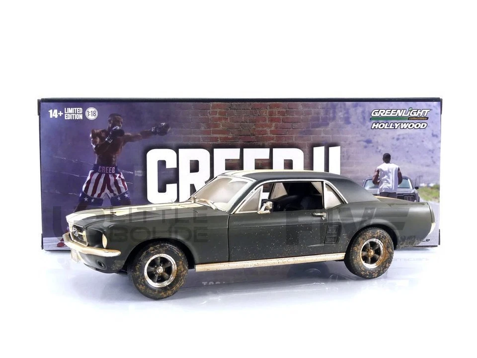 GREENLIGHT COLLECTIBLES 1/18 - FORD MUSTANG COUPE CREED II - 1967 13626 - Image 1 of 1