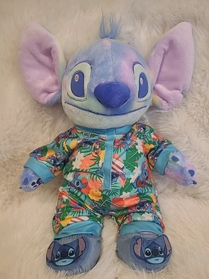 Build A Bear Disney Spring Tie-Dye Stitch Plush With Pjs And Slippers.  - Image 1 of 4