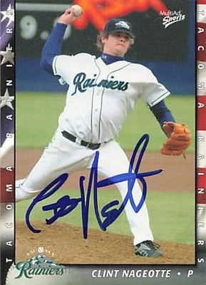 2004 Multi-Ad Sports #24 Clint Nageotte Rainiers Signed Auto *L682 - Image 1 of 2