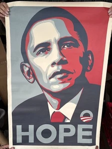 Shepard Fairey - “Hope” Obama Offset Lithograph Campaign Edition Obey Giant. - Picture 1 of 1