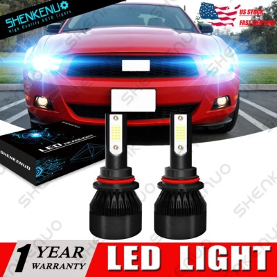 2x 8000K HB5 9007 bombillas LED delanteras altas/bajas para Ford Mustang 1990-2004 Foto 1 de 4