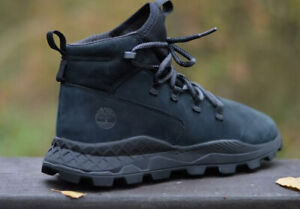 Timberland Brooklyn Alpine Chukka Black Nubuck Mens Boots Shoes RRP £140