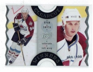 07-08 UD Upper Deck Clear Cut Winners  Ryan Smyth  /100  