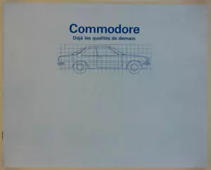 prospectus brochure Opel Commodore automobile voiture Citroën Peugeot prospekt - Foto 1 di 6