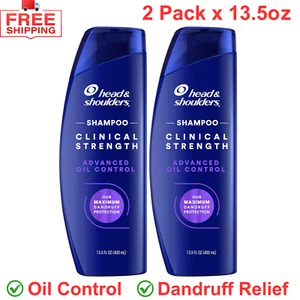 Head & Shoulders Clinical Dandruff Shampoo Oil & Flake Control Dermatitis Relief - Picture 1 of 10