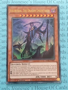 LEDE-EN087 Vouiburial, the Dragon Undertaker Ultra Rare Yu-Gi-Oh Card 1st New - Picture 1 of 3