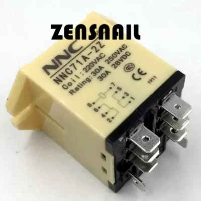1PCS HHC71A JQX-30F 220VAC DPDT RELAY NNC71A-2Z 220VAC 30A 8PINS NEW - Image 1 of 2