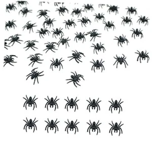50 PCS Mini Plastic Spiders Small Fake Spiders Scary Realistic Spiders for - Picture 1 of 7