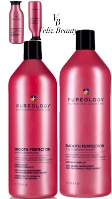 Pureology Smooth Perfection шампунь кондиционер двойной набор 33,8 унц и 9 унций - Изображение 1 из 3
