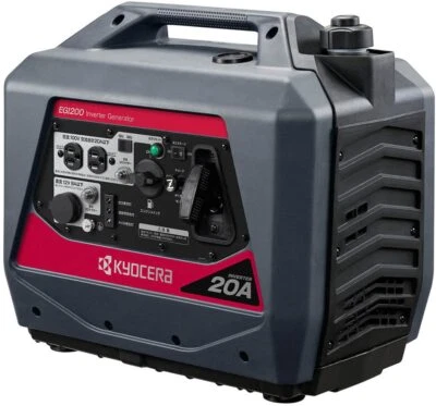 KYOCERA(RYOBI) 2kVA Portable Gasoline Inverter Generator EGI200 9.5H Use - Image 1 of 4