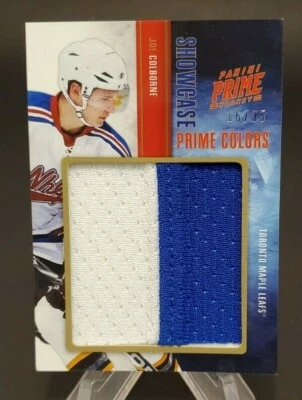 2011-12 Panini Prime Showcase Jersey Prime Colors #10 Joe Colborne 16/35 - Image 1 of 2