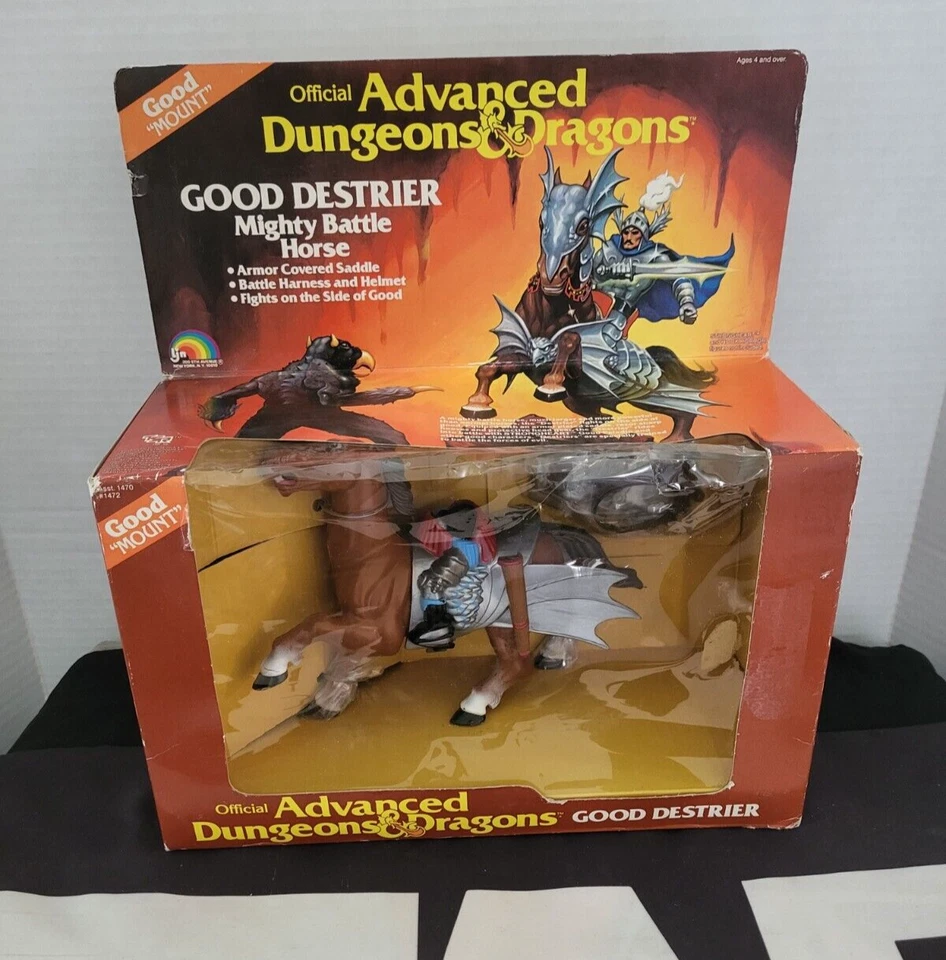Might Battle Horse Good Destrier 1983 DUNGEONS & DRAGONS LJN 全新未拆封 — 第 1/4 张图片