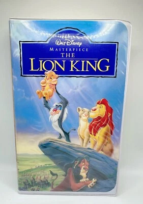 The Lion King VHS 🦁 Walt Disney Masterpiece Collection 1995 Clamshell Classic - Image 1 of 3