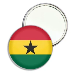 Runde Spiegeltasche Ghana Flagge kompakt (55 mm oder 77 mm) - Bild 1 von 6