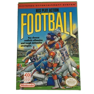 NES Play Action Football (Nintendo NES, 1990) Cartridge Box Manual Paperwork - Picture 1 of 6