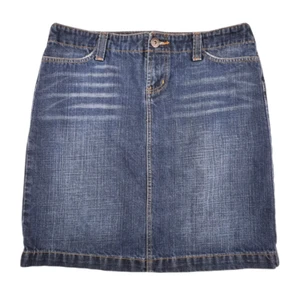 Minifalda De Colección Lei Denim Falda 11 Retro Azul Jean Y2K Envejecida Informal Años 90 - Imagen 1 de 9