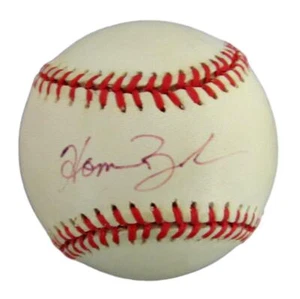 Homer Bush Toronto Blue Jays Signed/Autographed Official NL Baseball 154045 - Picture 1 of 2