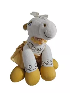 Build A Bear Pony Plush Enchanted White Fairytale Gold With Gold Dress - Picture 1 of 5